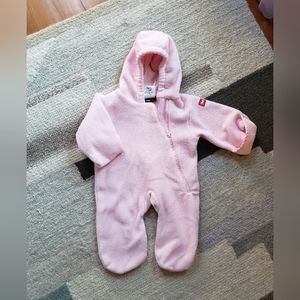 Widgeon Polartec Baby Bunting EUC Pink